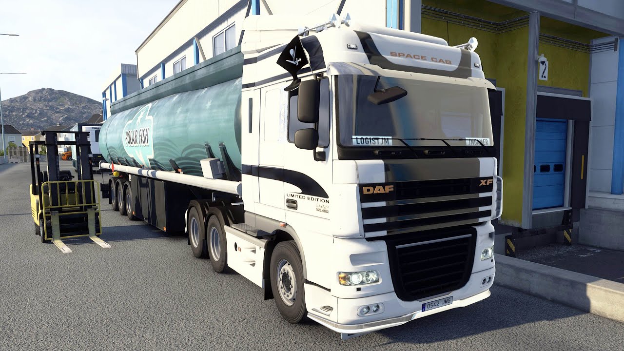 Ruta Con El DAF XF LIMITED EDITION 21t Gasolina Para Una Gasolinera De Ivalo | #21 ETS2 TruckersMP