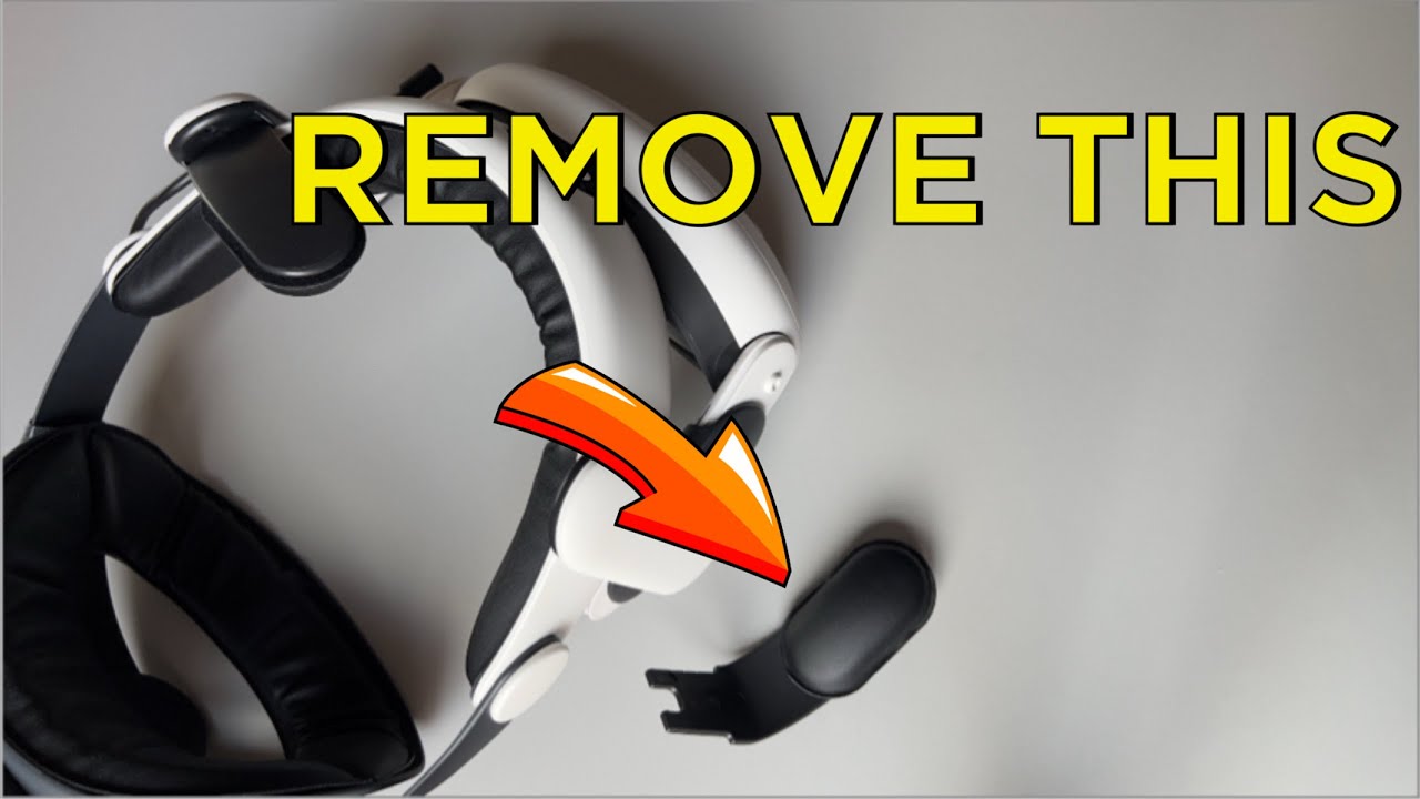How to remove top head support on BOBOVR S3 Pro