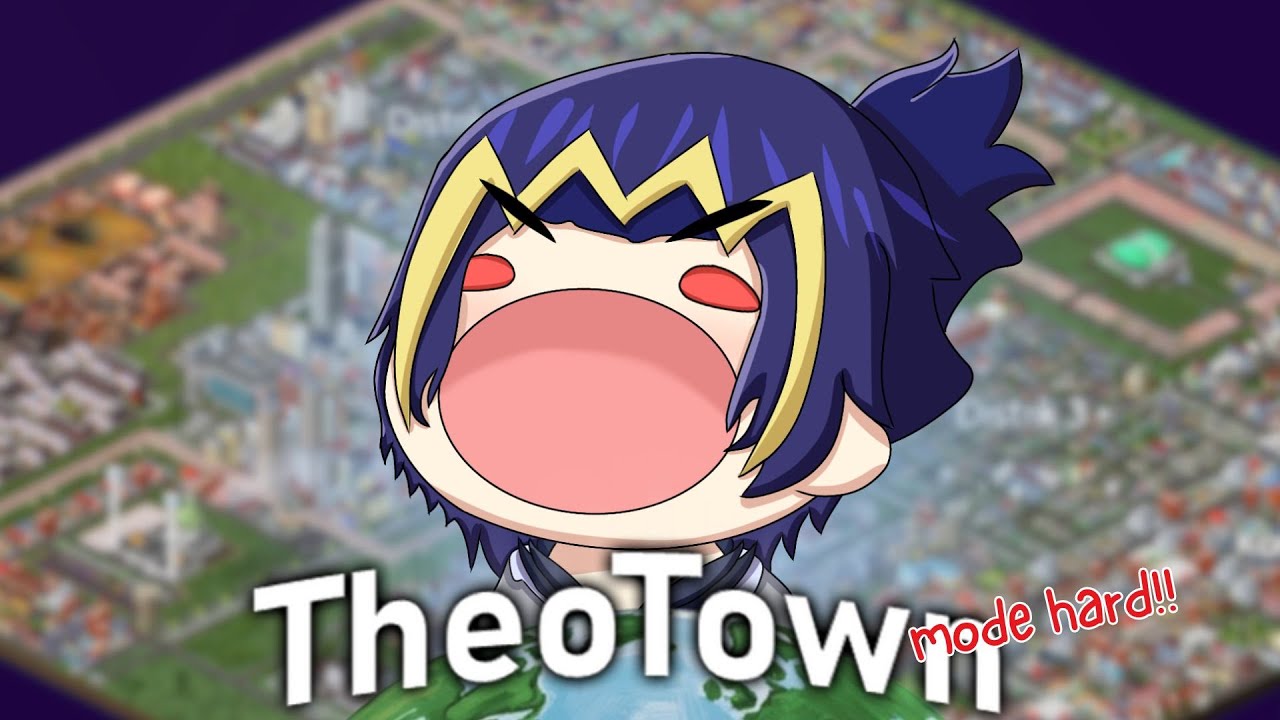 【 TheoTown 】Lanjutkan kota mode hard sampe bapak pulang!! || Vtuber Live Indonesia