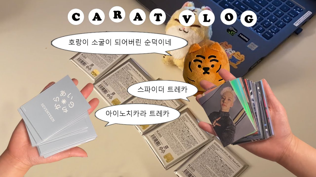 [캐럿 브이로그] 지금까지 이런 깡은 없었다  도박인가 행복인가 어서오세요 진순덕 트레카깡입니다 (스파이더,아이노치카라) • spider • あいのちから • svtㅣ덕질 브이로그