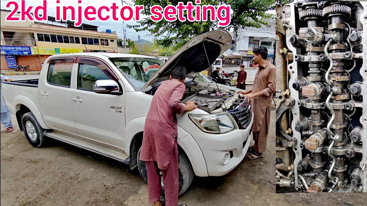 HOW TO TOYOTA HILUX 2016 INJECTOR PRESSURE SETTING - COMMON RAIL INJECTOR REPAIR 