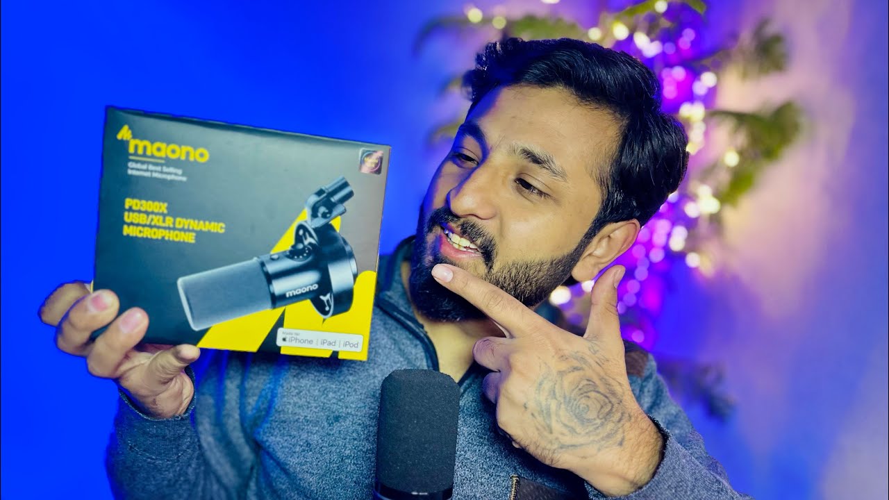 ASMR Unboxing My Dream ASMR Mic 🎙️ (Maono pd300x)
