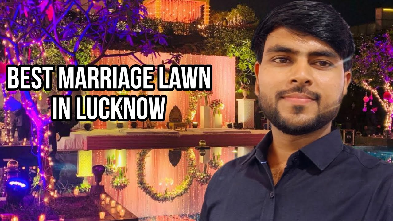 Lucknow ka Best Marriage Lawn 🎉Ka Vlog|| Near By Lulu Mall || Marriage Vlog