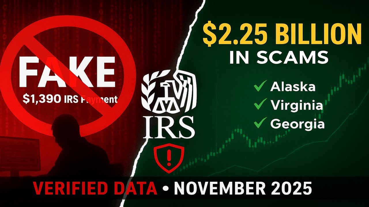 $2.25 Billion in Scams: The IRS $1,390 Payment That Never Existed (Real Market Data Inside)