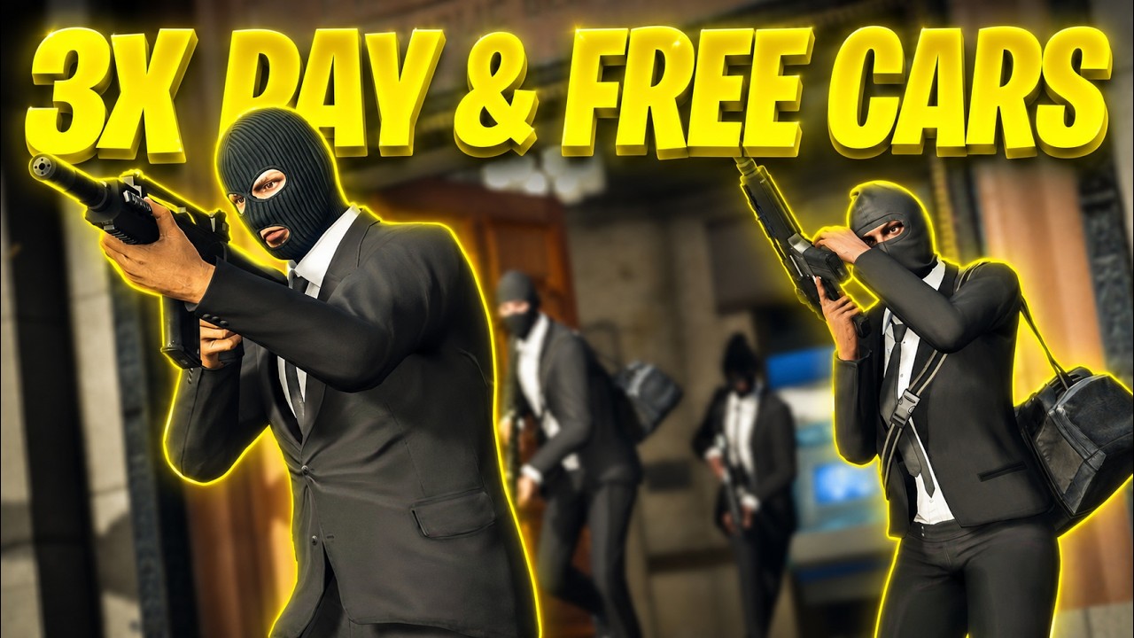 БЕСПЛАТНАЯ МАШИНА ЗА $2 000 000 И ДВОЙНЫЕ ВЫПЛАТЫ ЗА ОГРАБЛЕНИЯ! GTA Online