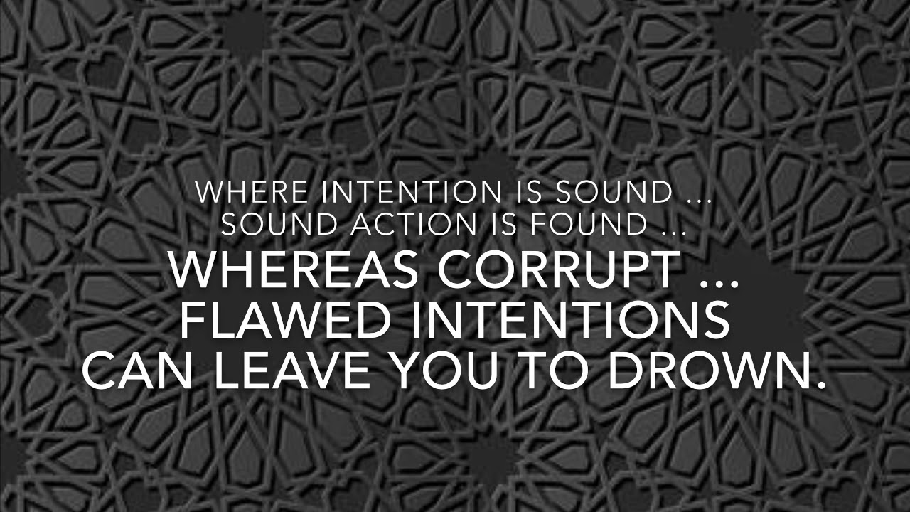 Hadith Day 1 Intention. Daily Ramadan Reminder