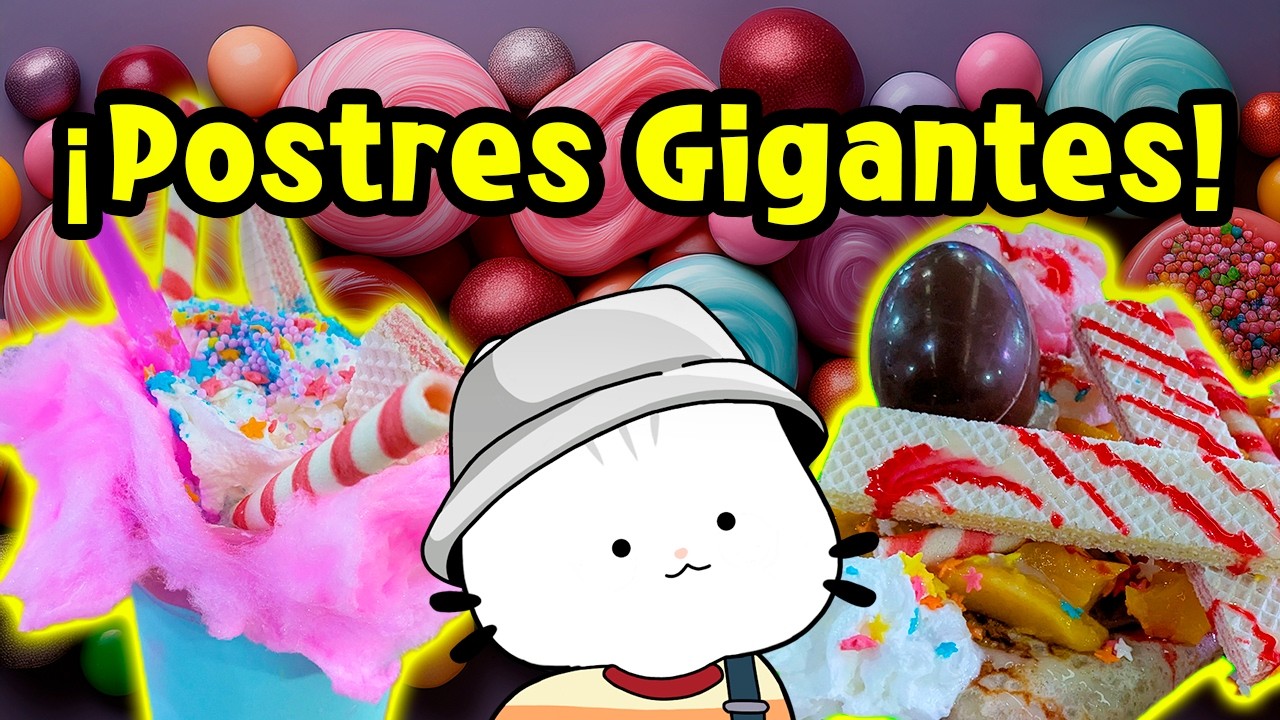 Probando POSTRES GIGANTES en Ciudad de México