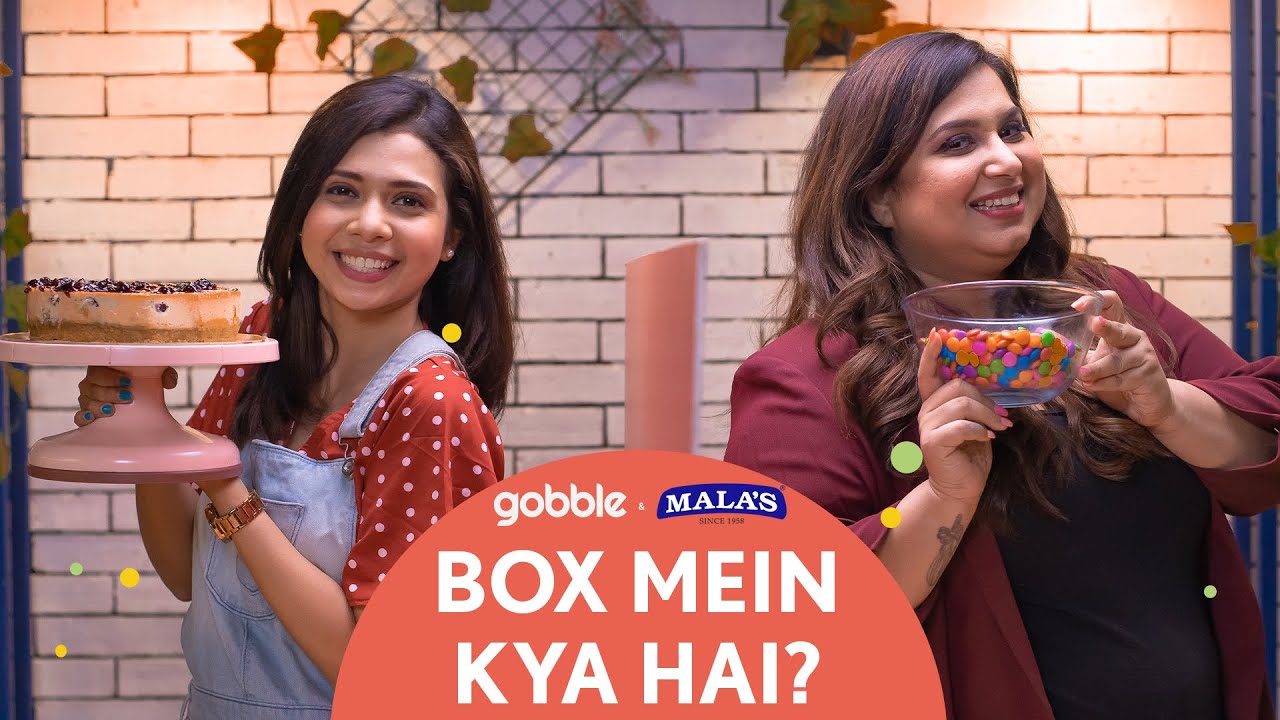 Gobble | Box Mein Kya Hai | Blueberry Cheesecake | Dessert Challenge | Ft. Shreya Gupto