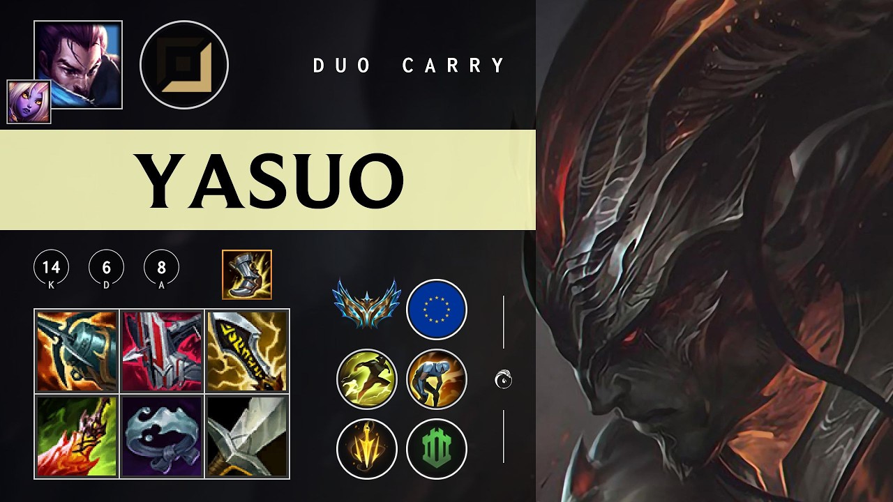 Yasuo ADC vs Ashe - EUW Challenger Patch 26.05