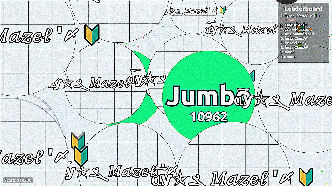 Agar.io 110,200 Score - EPIC SOLO AGARIO GAMEPLAY