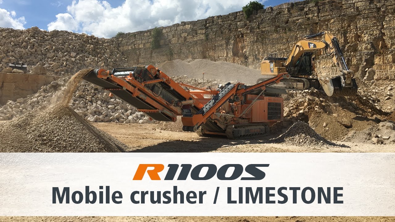 Rockster Prallbrecher R1100S Kalksteinbruch / Impact Crusher  Limestone Quarry