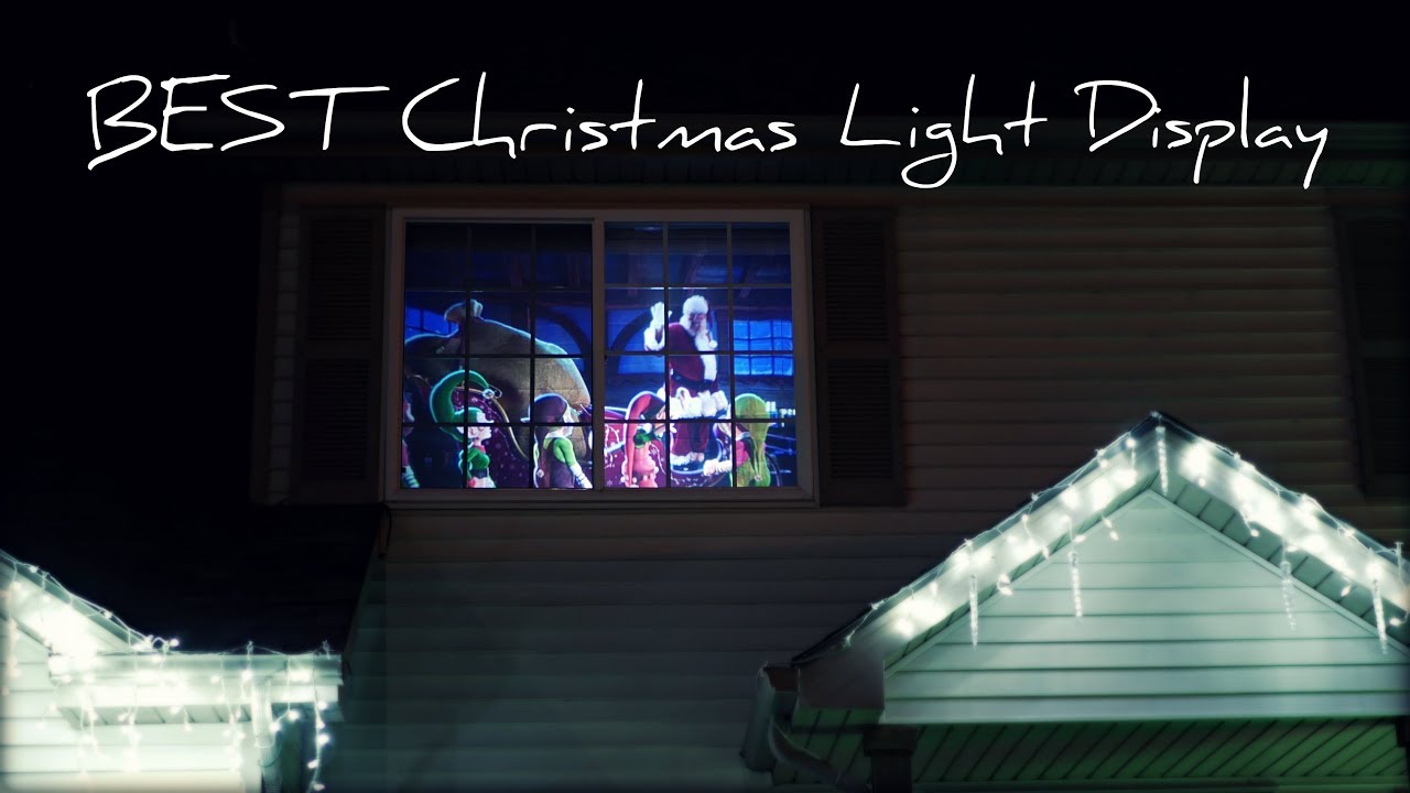 Create THE BEST Christmas Light Display With a Projector and Digital Decorations