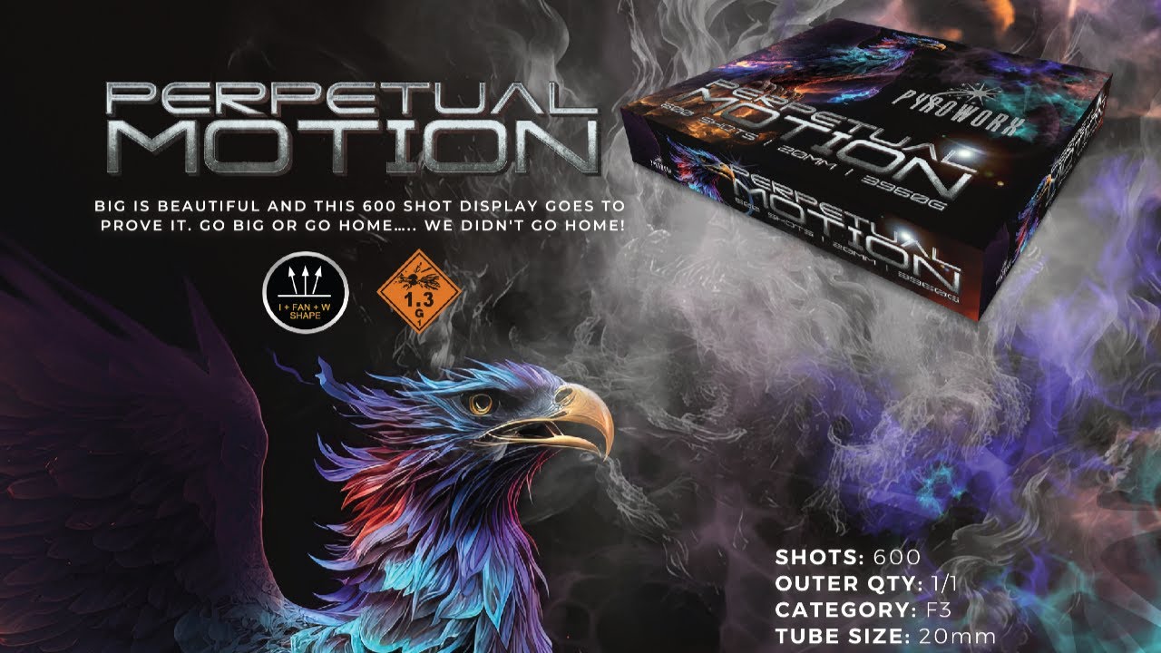 Perpetual Motion | Pyroworx @norfolkfireworksltd