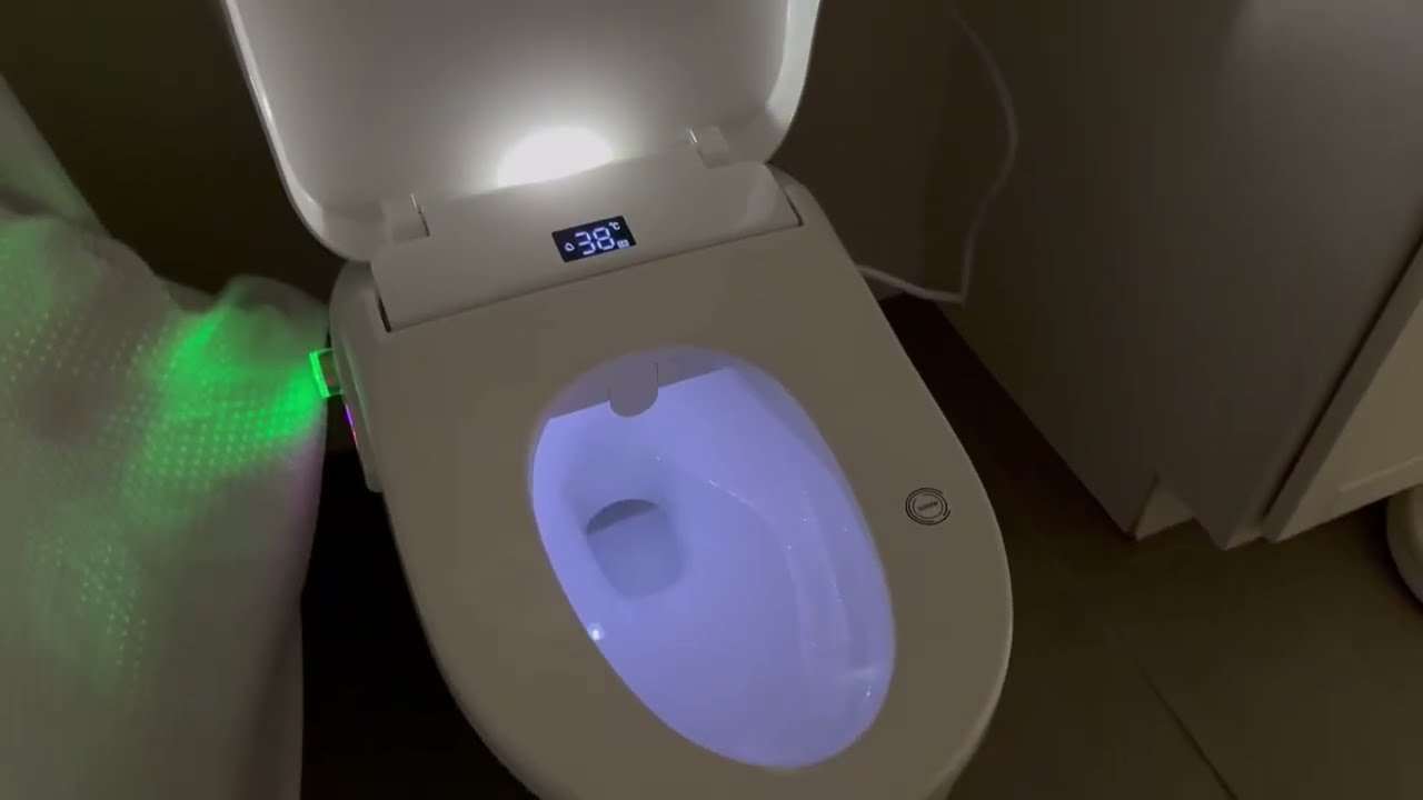 Обзор сиденья для унитаза Lxlu Bidet, удлиненного сиденья с электрическим подогревом, функцией мг...