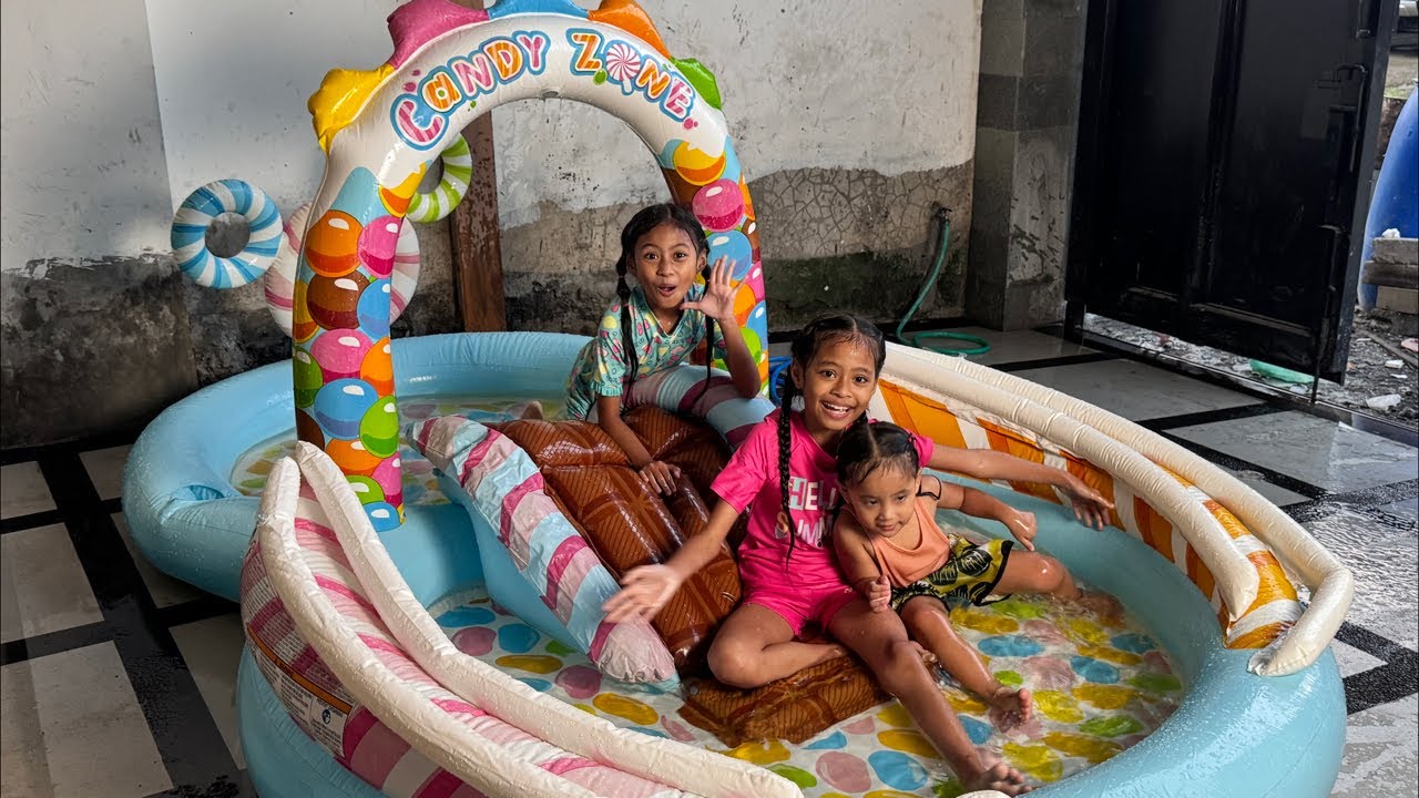ALUNA DAN AMANDA UBAH GARASE JADI KOLAM RENANG!!