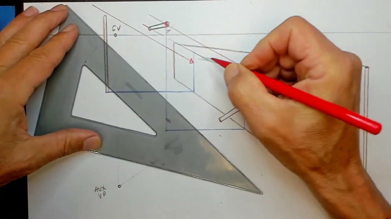 100 Perspective Drawing: Shadows on Vertical Surfaces