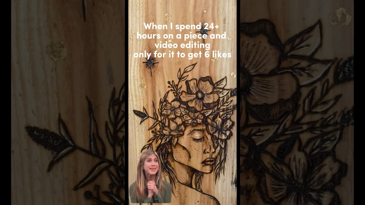 The struggle!💀#art #pyrographyart #handmadeart #pyrography #handmadeartist #handmade #artist #reels