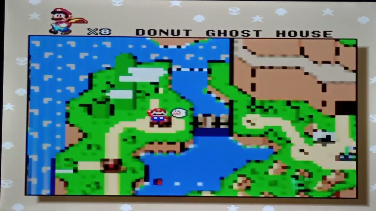 Mario world mas se eu perder o vídeo acaba (donut plains) 