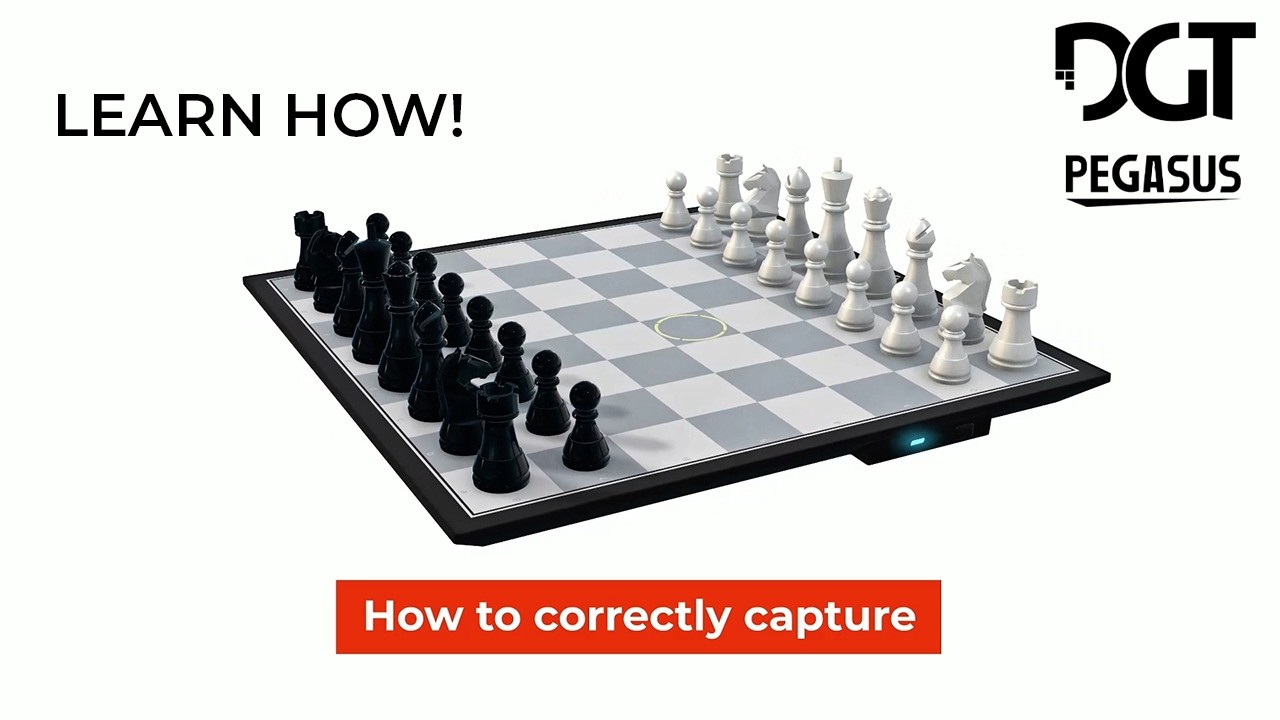 How to capture a piece with DGT Pegasus