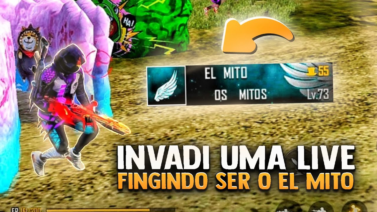 INVADI LIVE DE SALA X1 DOS CRIAS E FINGI SER O EL MITO