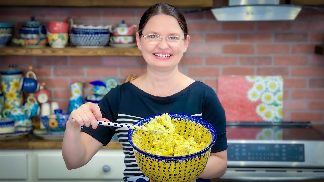 Flavorful Potato Salad with Eggs and Pickles