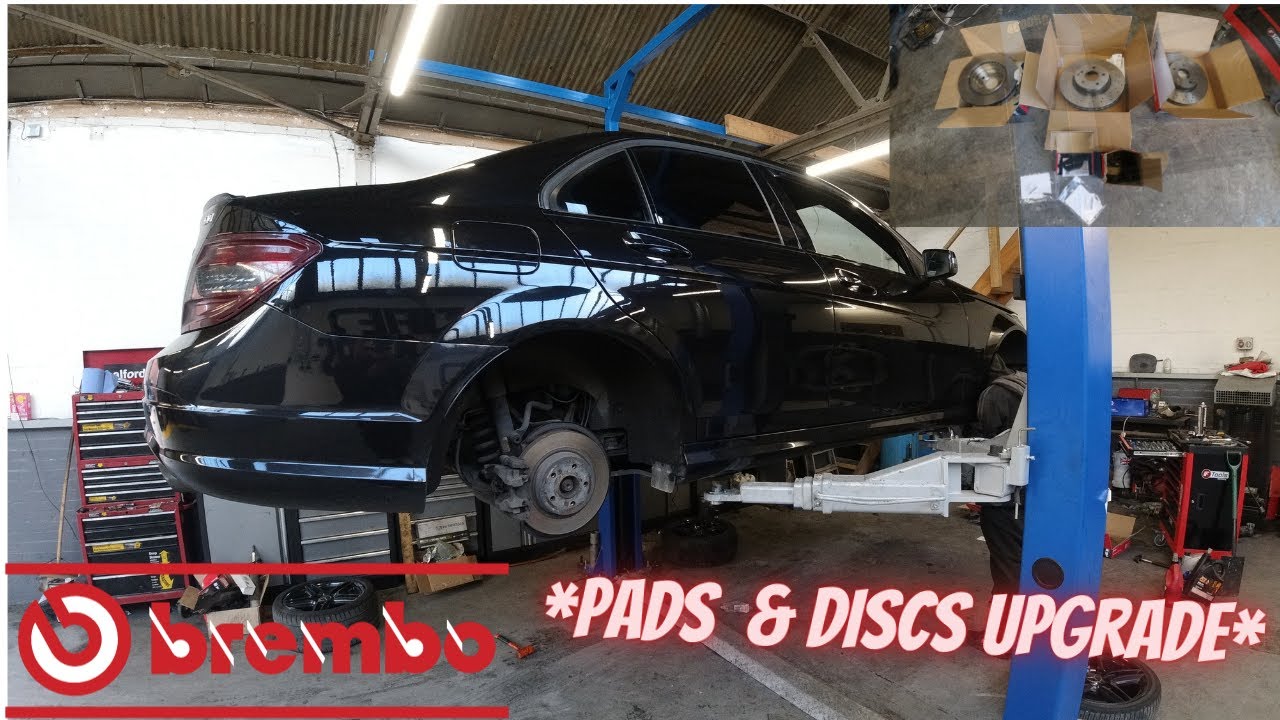 Mercedes C350 CDI Sport w204 - Brembo Brakes Upgrade (Pads & Discs all round) 2021