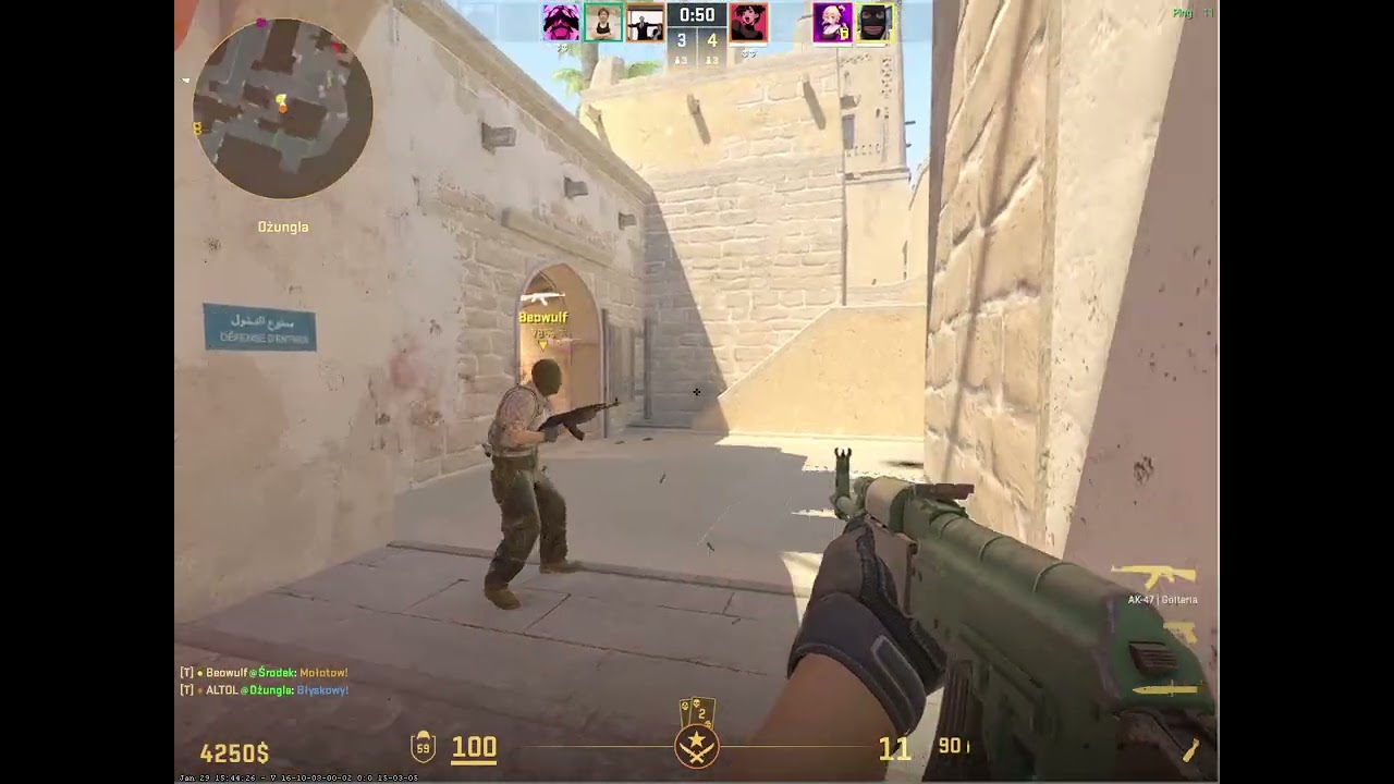 4K mirage faceit