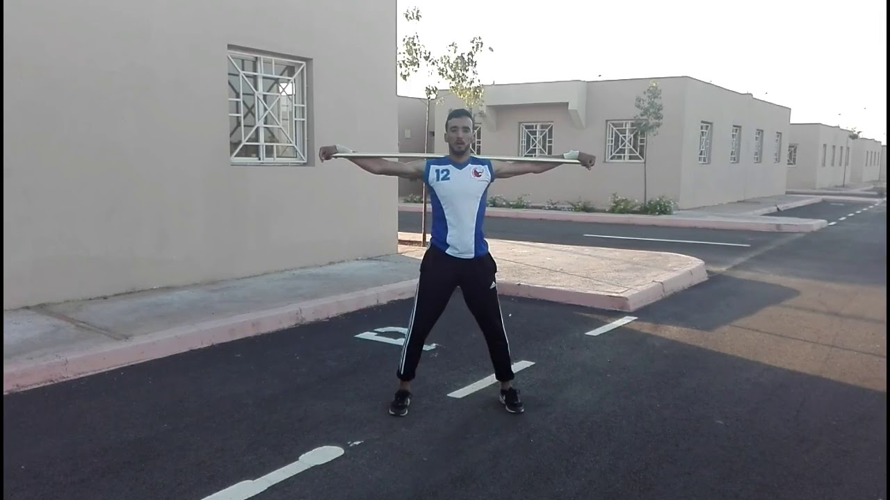 تمارين العصا  (ظهر  وبطن وخسر)