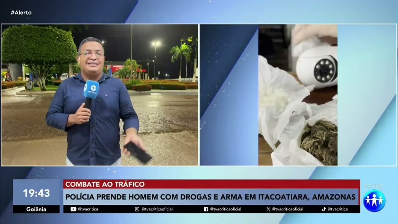 Polícia prende homem com drogas e armas no interior de Itacoatiara 