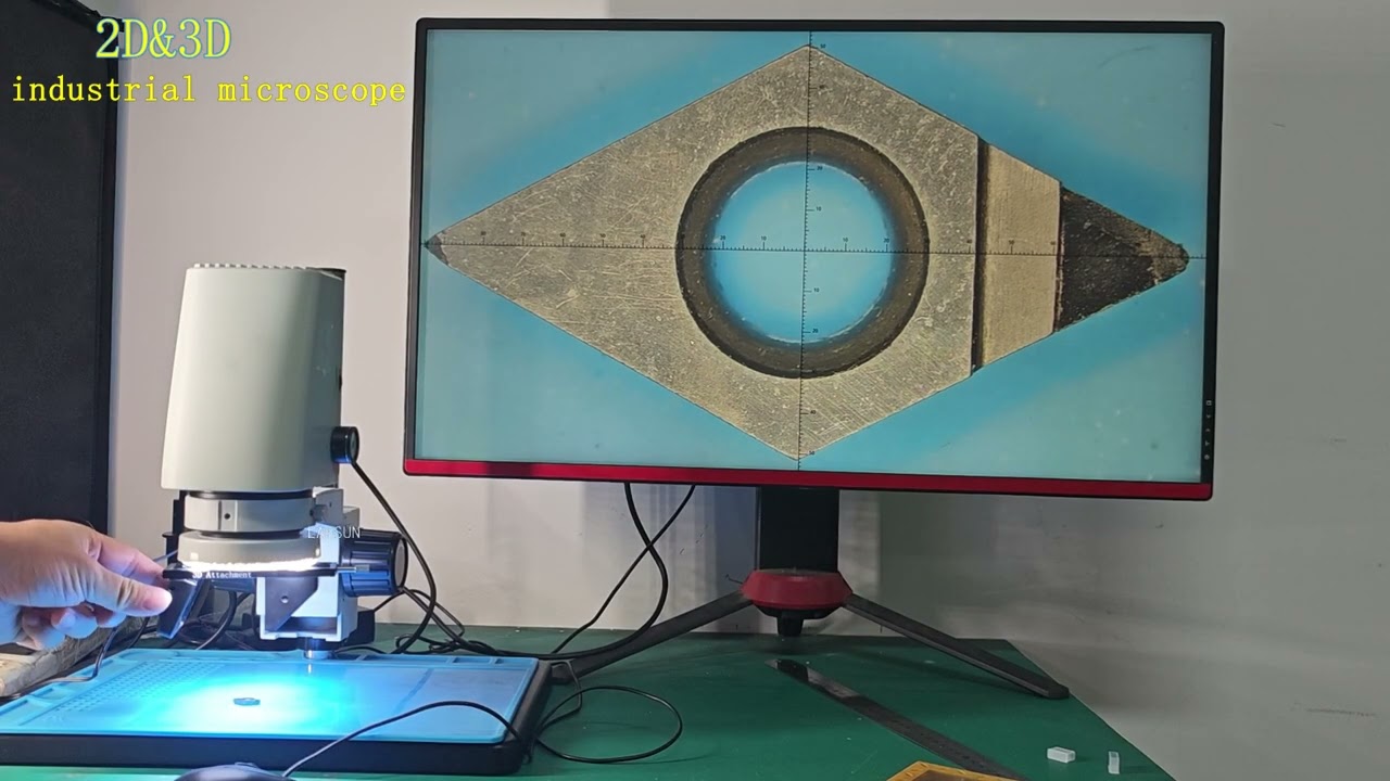 2024 Lapsun 200X 2D & 3D Parfocal Zoom Integrated Industry Camera Microscope Set For Soldering