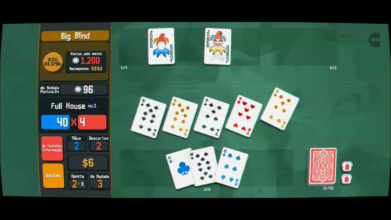 Segundo dia tentando jogar balatro 