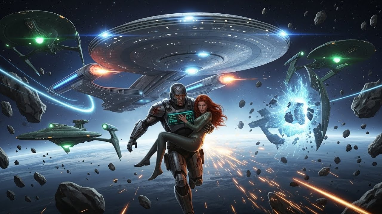 What if iron man entered star trek on a rescue mission