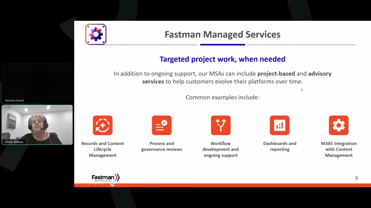 Fastman Managed Services Webinar