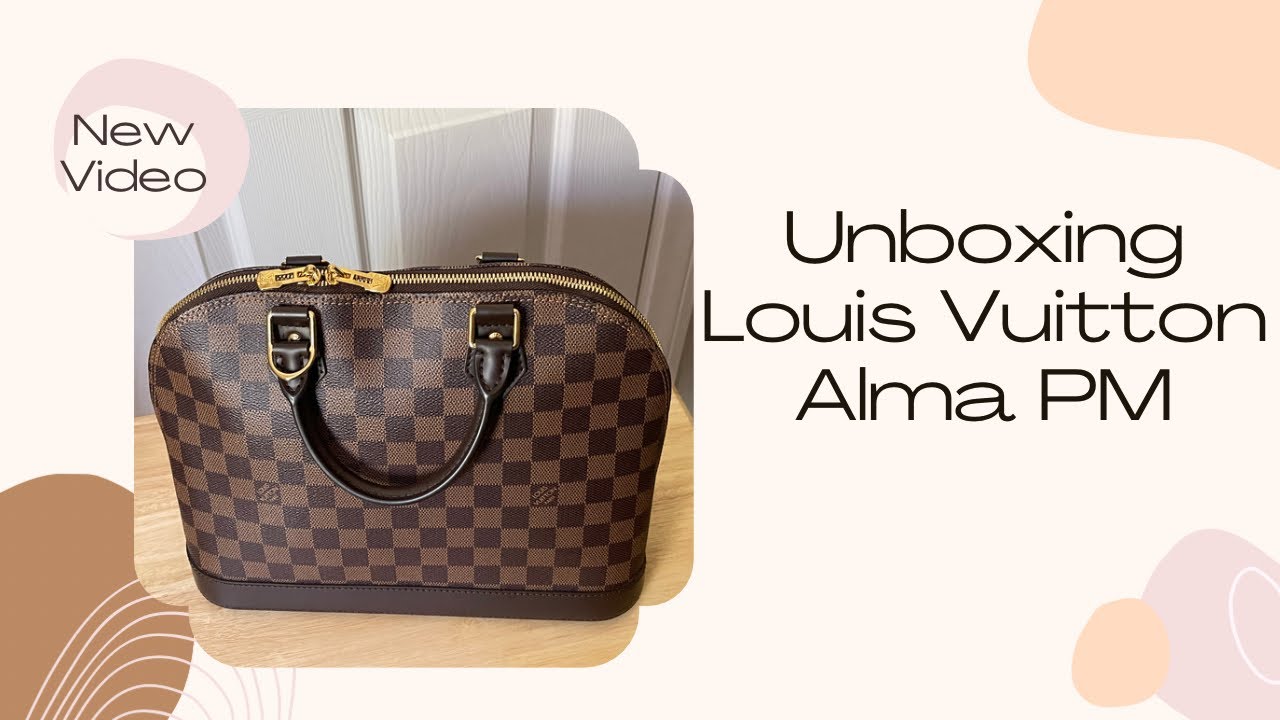 Louis Vuitton Alma PM Damier Ebene Unboxing