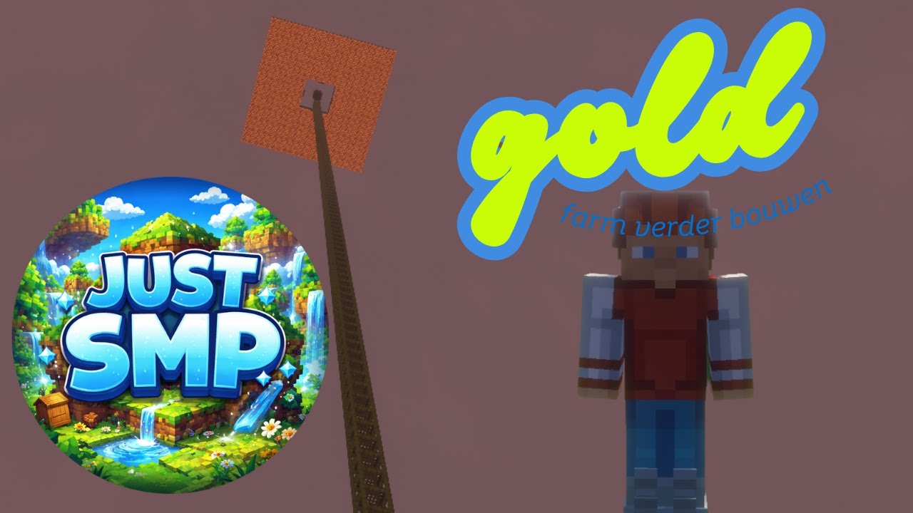 de gold farm af bouwen in minecraft