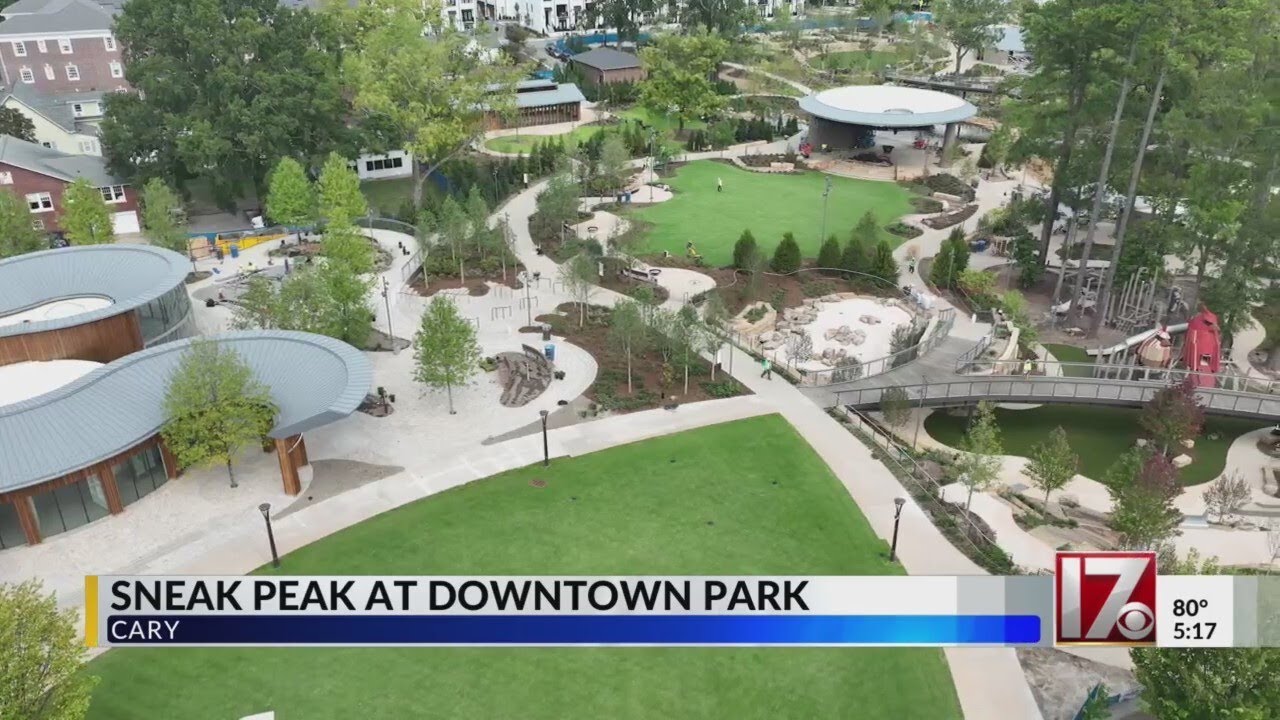 Get a sneak peak at a downtown Cary park