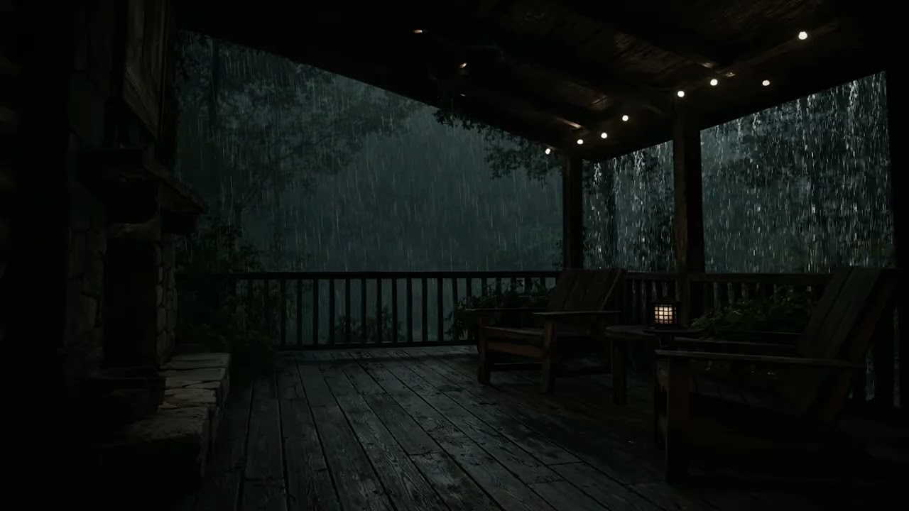 Gentle Rain Sounds 🌧️ | Relaxing Night Ambience for Sleep & Focus