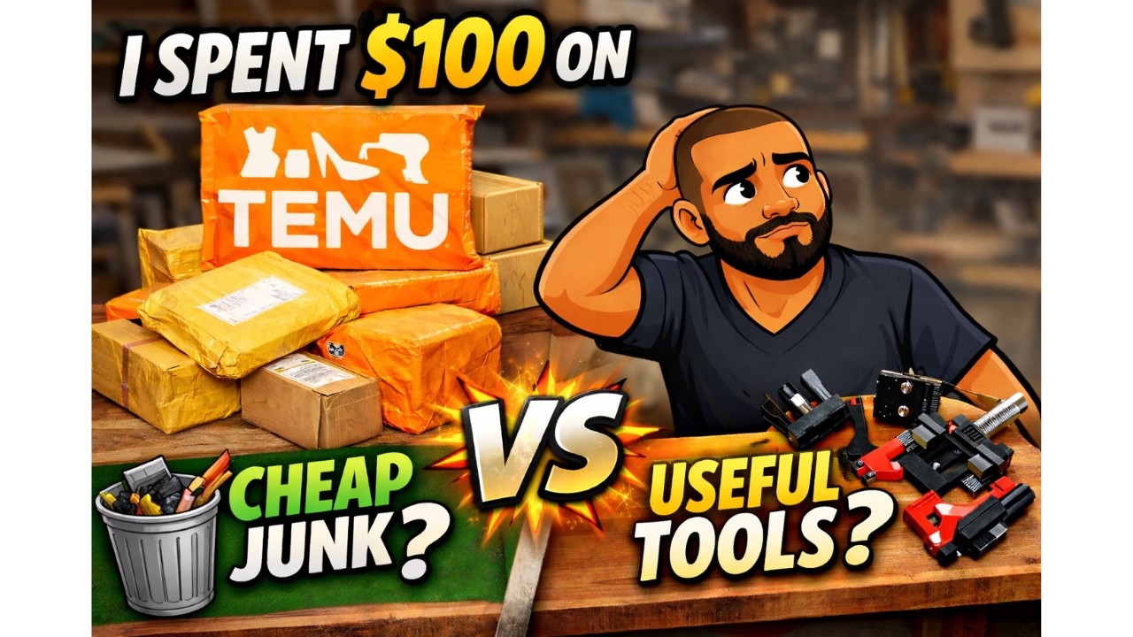 Я потратил 100 долларов на деревообрабатывающие инструменты Temu… Стоило ли оно того или полный х...