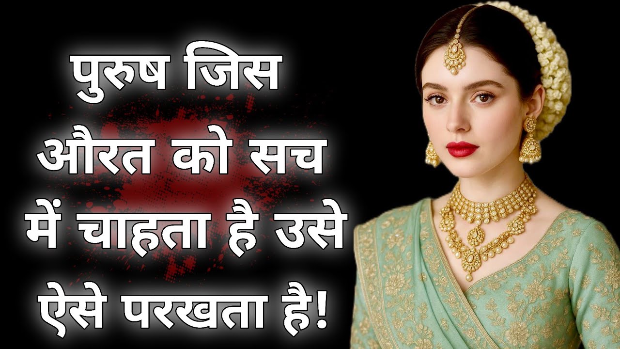 पुरुष जिस औरत को सच में चाहता है उसे ऐसे परखता है |