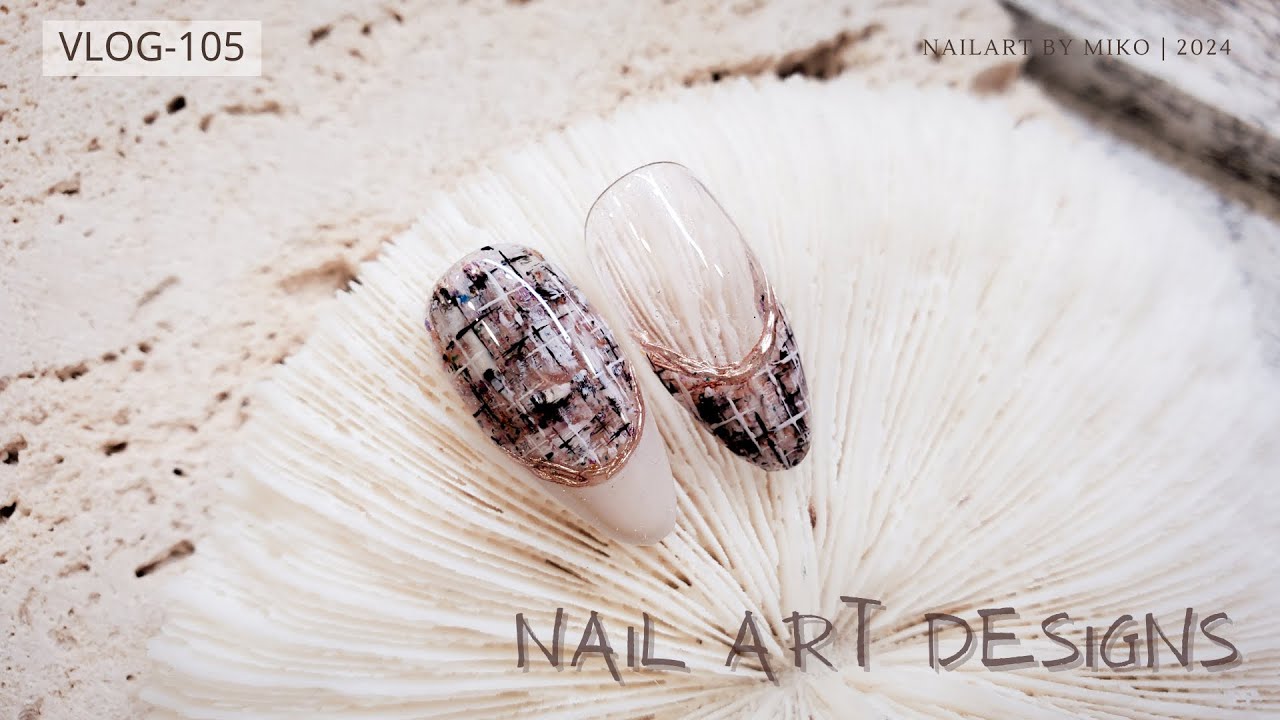 毛呢教學｜凝膠造型｜美甲教學｜ネイル ｜nailart｜ nails 2024 ｜ vlog