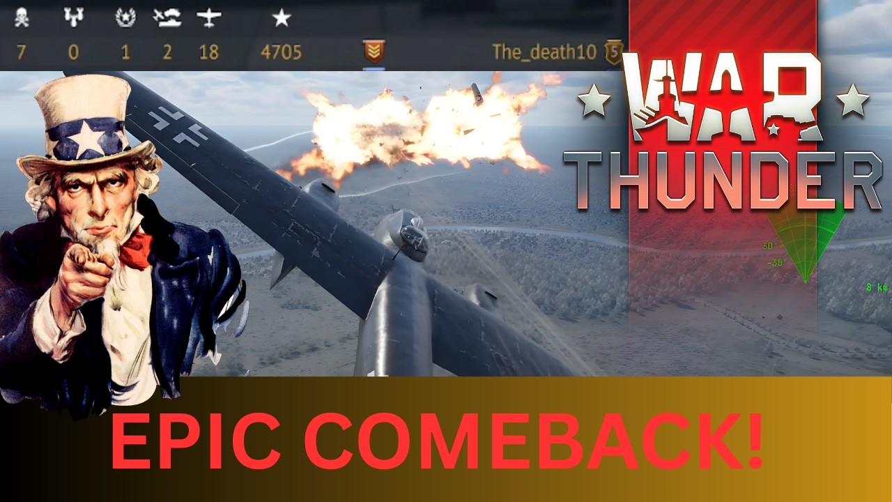 EPIC COMEBACK in War Thunder (18+ kills)