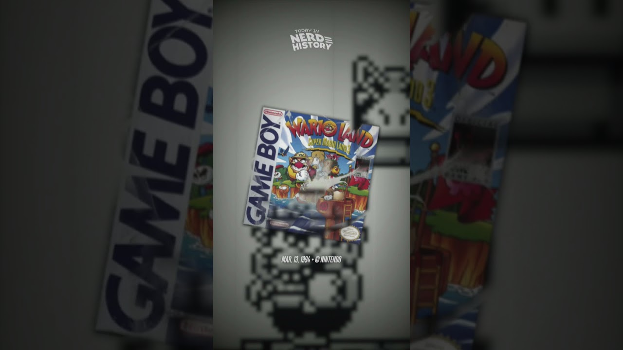 March 13 in Nerd History! #todayinnerdhistory #wario #gameboy #residentevil #capcom #lovethynerd