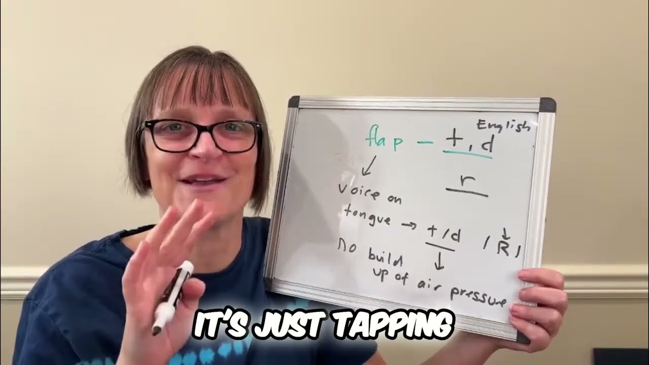 FLAP /ɾ/ Sound T, D, R