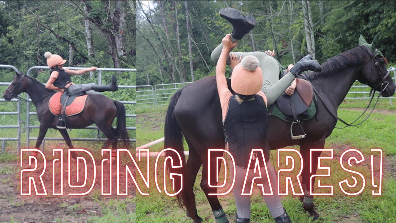 RIDING DARES! IT WAS CHAOS!! SO FUNNY!!