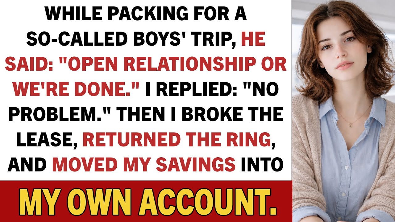 While Packing For A So-Called Boys' Trip, He Said: 