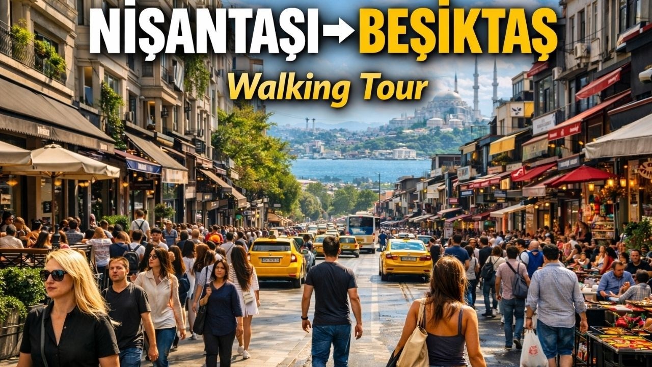 Nişantaşı to Beşiktaş Walking Tour | Street Life & Local Vibes in Istanbul 4K #nişantaşı #beşiktaş