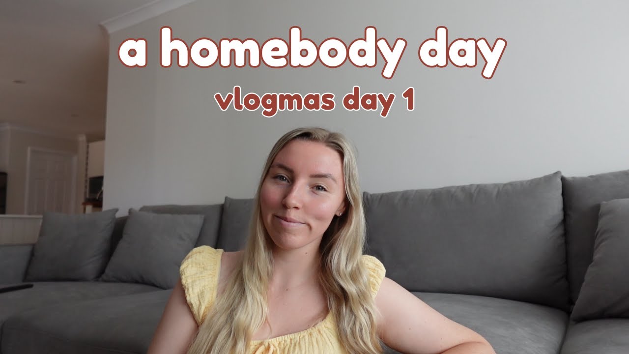 Homebody Vlogmas: 12 days until Christmas | Day 1 🎄 baking & starting my sourdough starter 🍃🍞