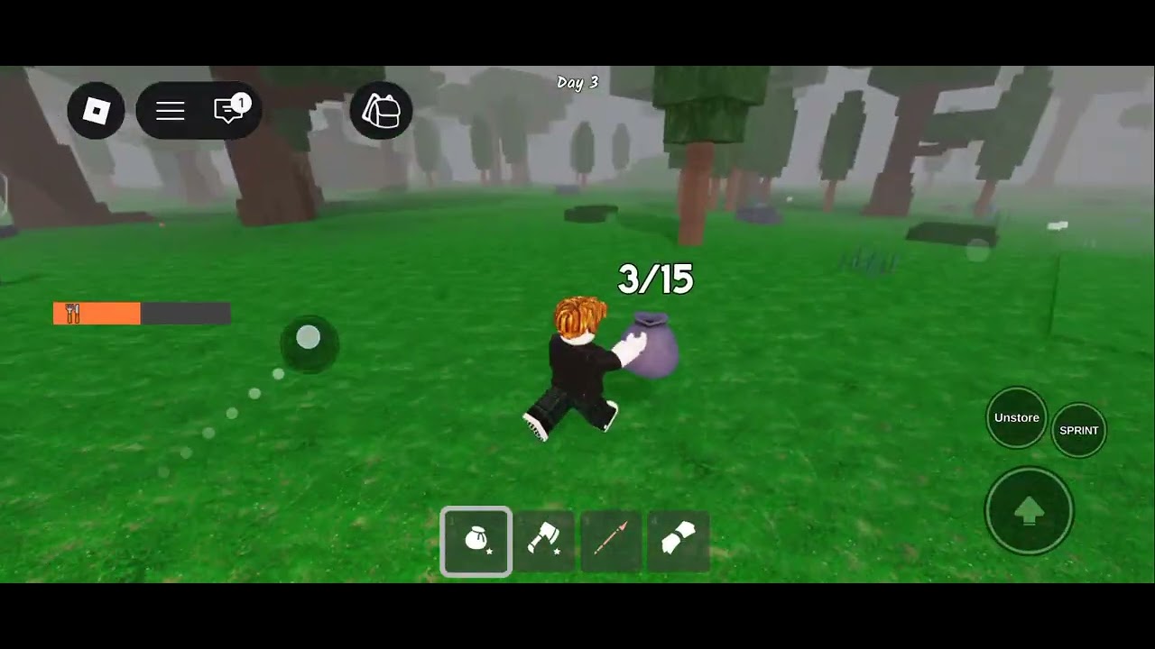 My first video of 99 nights in the forest😊😎🔥😈