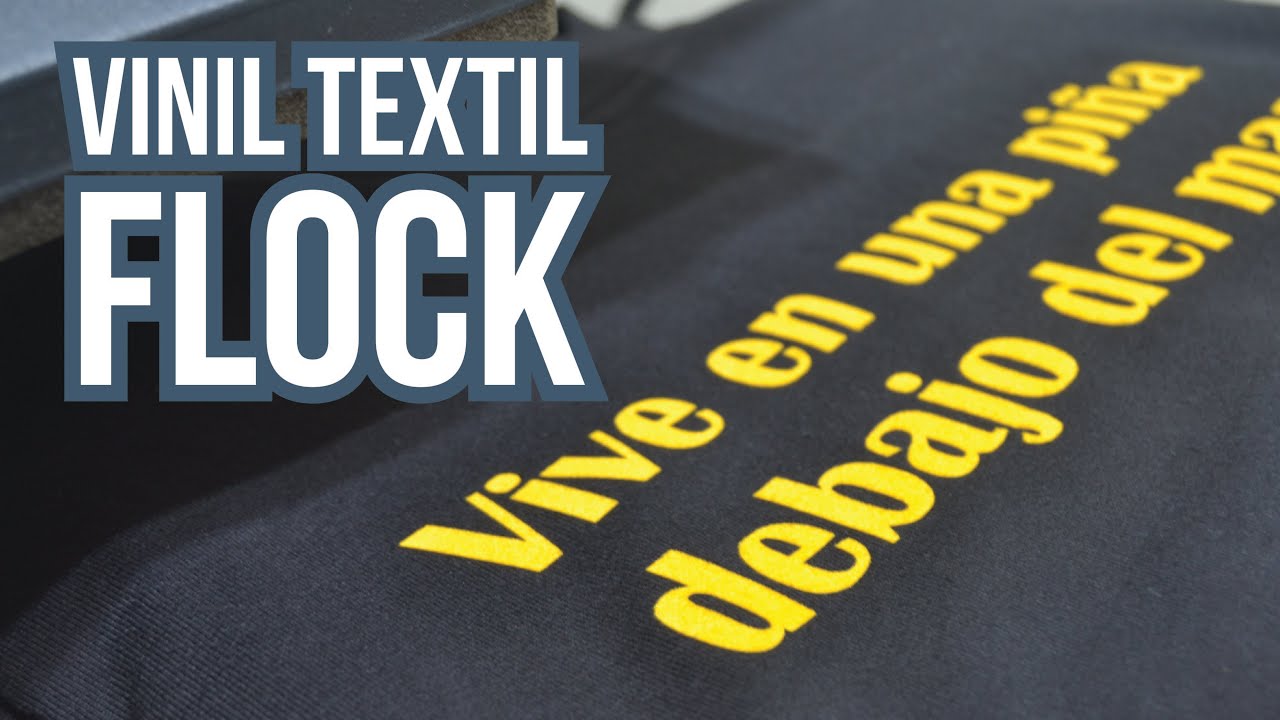 Estampando Vinil Textil Flock