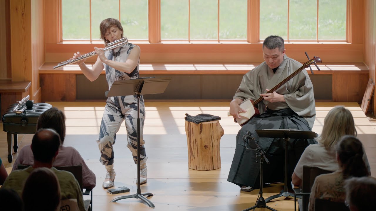 Fujikura: "Reizei" for Alto Flute and Shamisen - Chase & Honjoh - World Premiere